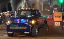 Limited Pro Stock Diesel Trucks show off during sled pulling event in Georgia
