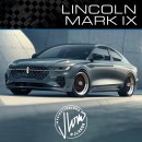 Lincoln Continental Mark IX Zephyr CGI revival rendering by jlord8