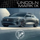 Lincoln Continental Mark IX Zephyr CGI revival rendering by jlord8