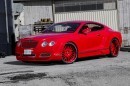 Lipstick Red Bentley GT Sports Widebody Kit and Forgiato Wheels - Photo Gallery