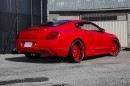 Lipstick Red Bentley GT Sports Widebody Kit and Forgiato Wheels - Photo Gallery