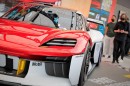 Porsche Mission R Concept live in Munich