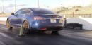 Loaded Tesla Model S P100D Destroys 700 HP Camaro ZL1 in a drag race