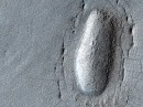 Lobe-shaped feature in the Protonilus Mensae region of Mars