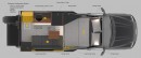 Falcon 8 Truck Camper Floorplan