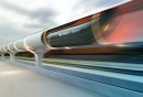 Hyperloop train by Dutch company Hardt Hyperloop
