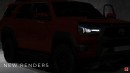 2024 Toyota 4Runner TRD Pro rendering by Halo oto