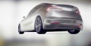 Tesla Model 3 3D Rendering