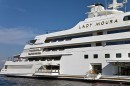 Lady Moura was the ninth largest yacht ever built, the "world's first megayacht"