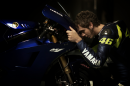Lorenzo and Rossi teasing the Yamaha M1