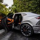 Lori Harvey's Grey Lamborghini Urus