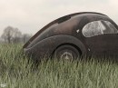 Missing 1936 Bugatti Type 57SC Atlantic "La Voiture Noire" rendering by abimelecdesign on Instagram