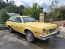 collection of yellow Ford Pinto wagons
