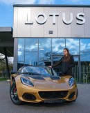 Elisa Artioli and her new Lotus Elise