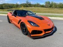 2019 Corvette ZR1 getting auctioned off with 834 miles on the clock