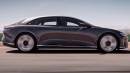 The best EPA range in the US is 516 miles (830 km), and it comes from the more than $127,000 / €117,000 Lucid Air Grand Touring luxury sedan