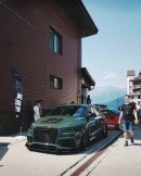 Lowered Audi RS Q3 "Russian Hulk" Has Insane Wing