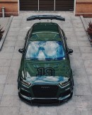Lowered Audi RS Q3 "Russian Hulk" Has Insane Wing