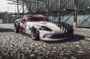 Lowered Dodge Viper GTS with digital tuning