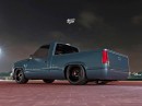 Chevy OBS blue-tinted carbon fiber body