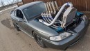 LS-Swapped Ford Mustang with 8 Turbos
