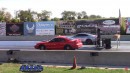 5.3-liter LS Turbo 1994 Ford Mustang drag races S550 Mustang on DRACS