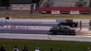 LS-swapped Turbo 1984 Ford LTD vs supercharged Mustangs and C6 Chevy Corvette on DRACS