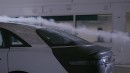Lucid Air in the wind tunnel