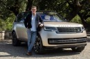 Luke Evans Testing Range Rover