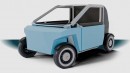The Luvly O is a light urban vehicle with removable batteries and standard safety features