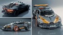 Bugatti Divo supercharged V8 CGI transformation by al.yasid