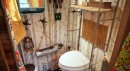 Tiny house in the forest bathroom