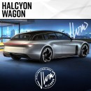 Chrysler Halcyon Concept Wagon rendering by jlord8