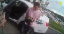 Auto theft suspect is forced to part with his pet monkey