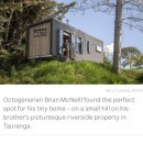 Brian McNeil started living in a tiny home in his 80s