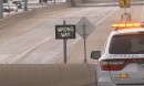 Sign alerting drivers they are going in the wrong way
