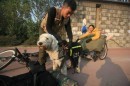 Man Pulls Wheelchair-Bound Girlfriend on Her Dream Trip Around China