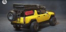 Man Turns Hummer EV Into an Overland Camper That's Only Good For Display Purposes