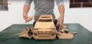 Man Turns Wooden Block Into a Toyota Land Cruiser in 60 Days