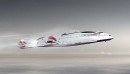 HSP Magnavem aircraft concept is a hypersonic airliner that is green, fast, and ultra-luxurious