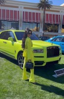 Leyla Milani-Khoshbin and Rolls-Royce Cullinan