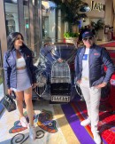 Manny and Leyla Khoshbin and Shah's Bugatti