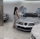 Leyla Milani and Mercedes-Benz SLR McLaren