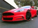 Mansory Aston Martin DBS Wrapped in Red by Dartz