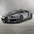 Mansory Bugatti Chiron in forged CF