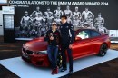 Marc Marquez and his Frozen Red Metallic BMW M4