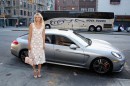 Maria Sharapova Seen With Her Porsche Panamera Turbo