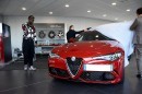 Mario Balotelli's Alfa Romeo Giulia Quadrifoglio