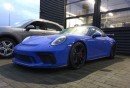 Maritime Blue 2018 Porsche 911 GT3
