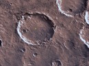 Cross Crater on Mars
